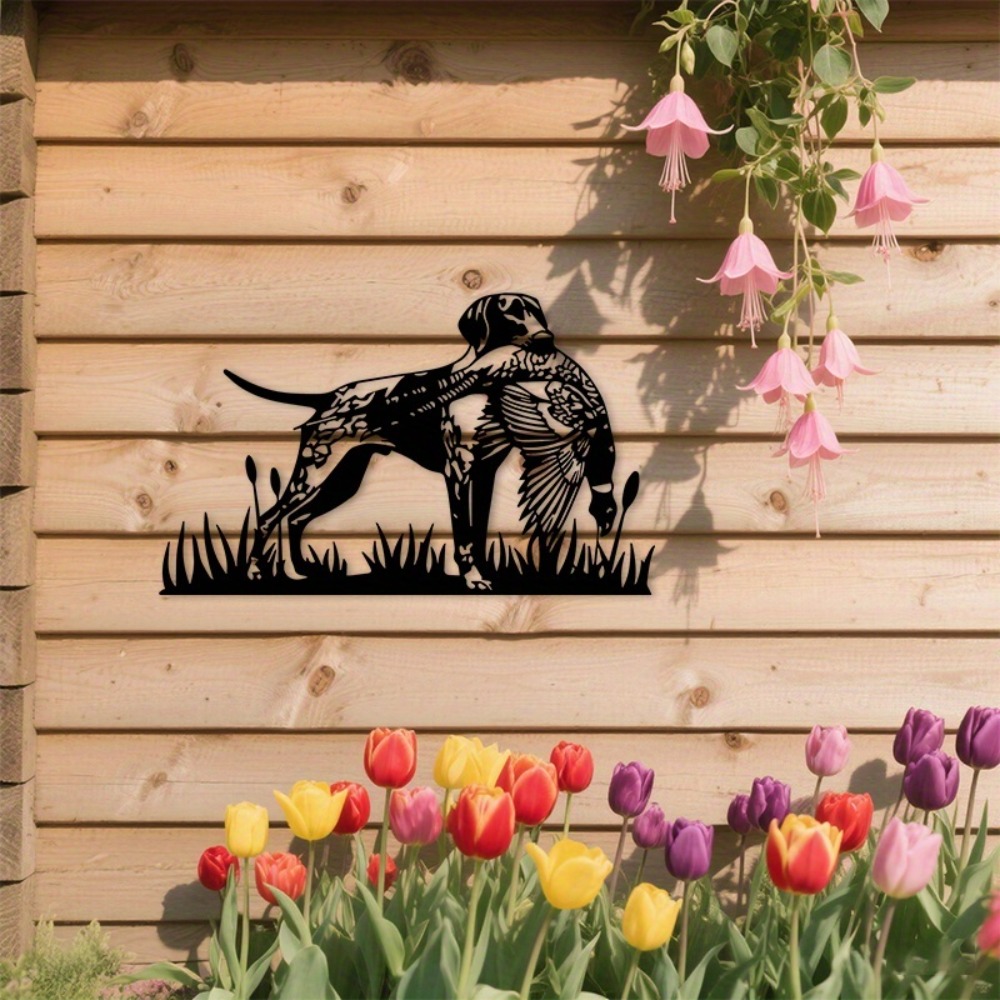 CIFBUY Metal Wall Art Hunting  - огляд і ціна Hunting Dog Outdoor