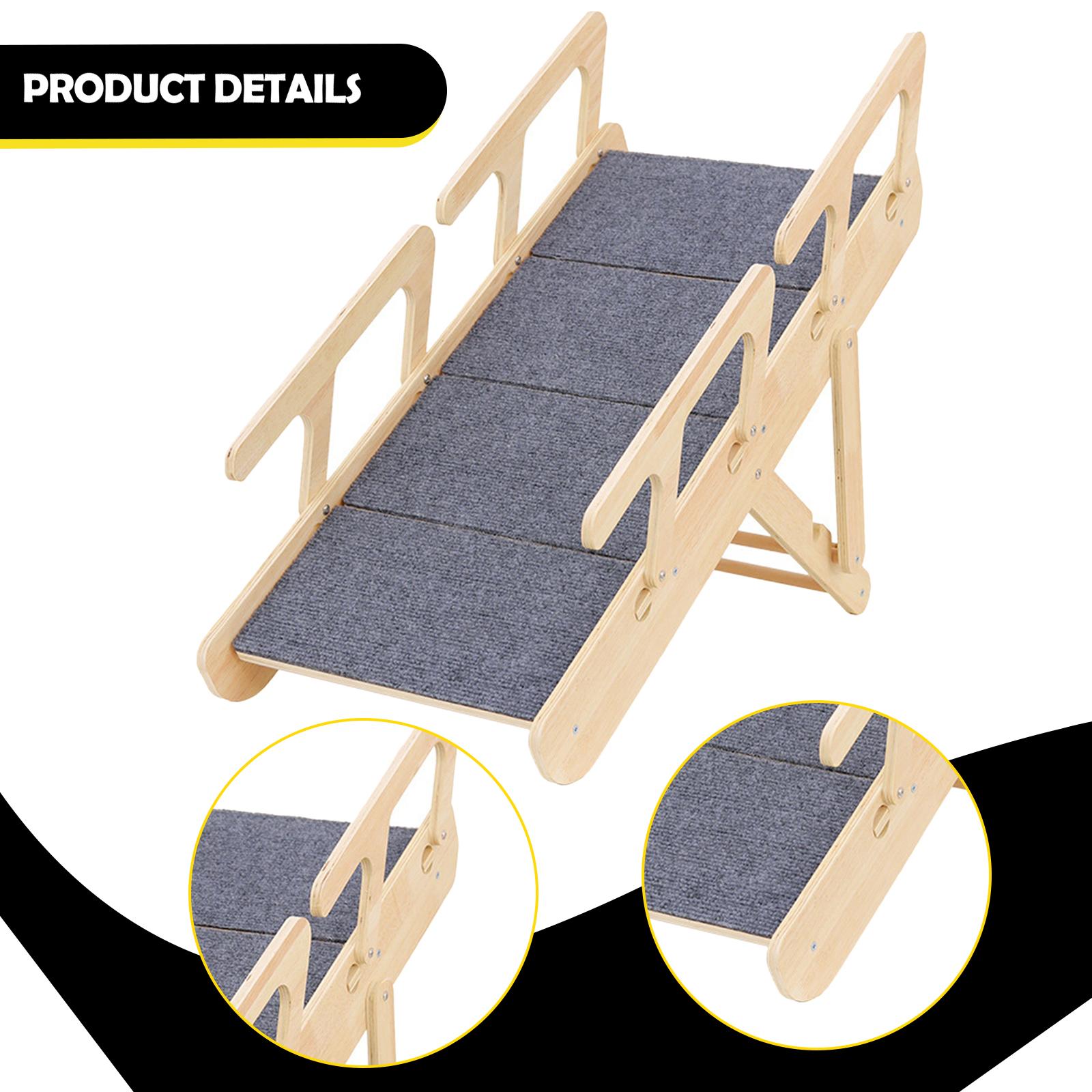 Folding Pet Stairs Wood Dog La - огляд і ціна Tree Stand Ladder