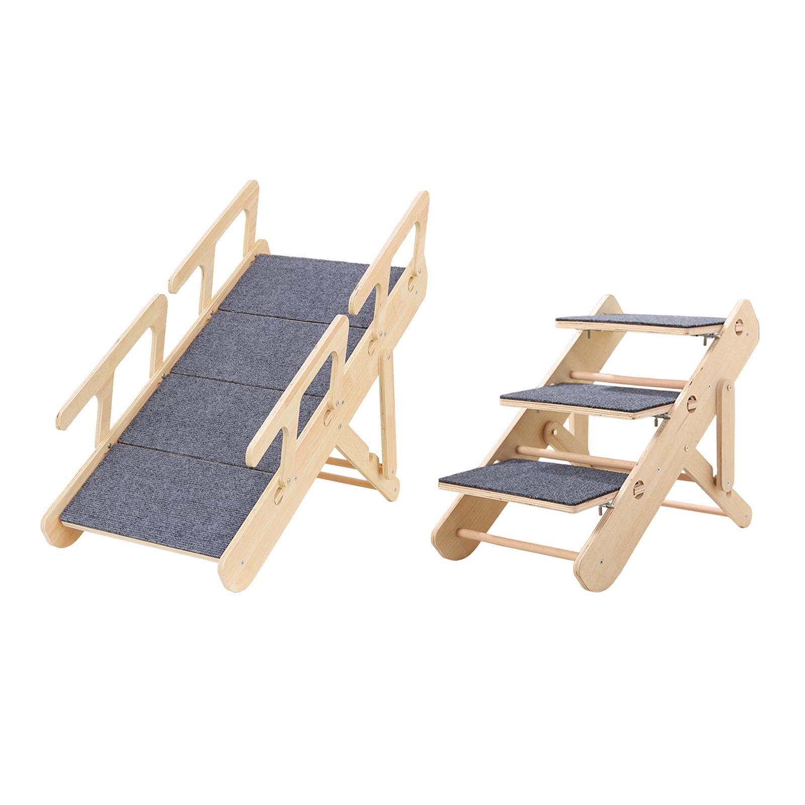Folding Pet Stairs Wood Dog La - огляд і ціна Tree Stand Ladder